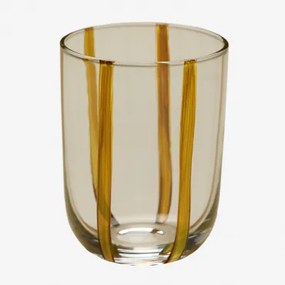 Pack De 4 Copos 28,5 Cl Em Vidro Jalviana Mostarda Clara - Sklum