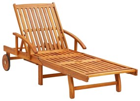 Espreguiçadeiras 2 pcs madeira de acácia maciça