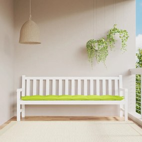 vidaXL Almofadão p/ banco de jardim tecido oxford verde brilhante