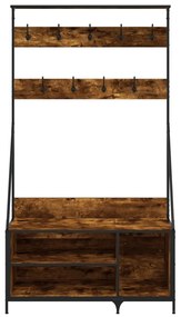 Conjunto de Entrada - Bengaleiro c/ arrumação de calçado 100x41x184cm