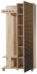 Hall Stand Garmanto – Carvalho Sonoma – 90x192x36 cm