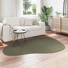 Tapete "HUARTE" Pelo Curto Macio e Lavável Verde Floresta 140x200 cm