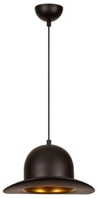 Candeeiro Chandelier Sivani – Preto – Diâmetro 28 cm x Altura 113 cm