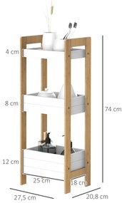 Móvel de Apoio Cristi em Bambú de Casa de Banho - Design Natura