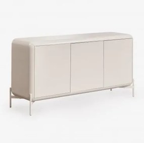 Aparador 160x45 Cm Em Mdf Alazne Tapioca Bege - Sklum