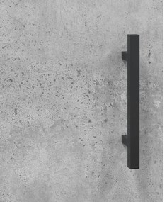 Aparador alto 69,5x31x115 cm derivados de madeira cinza-cimento