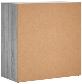 Aparadores 2 pcs 79x38x80 cm derivados madeira cinzento sonoma