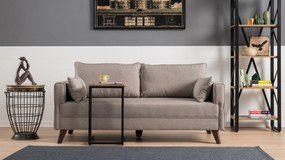 Sofá de 2 Lugares Bella – Creme – 177x85x81 cm