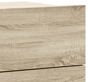 Mesa de cabeceira 40x30x30 cm contraplacado carvalho sonoma