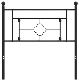 Cabeceira de cama 100 cm metal preto