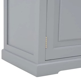 Móvel de TV 120x30x40 cm madeira cinzento
