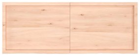 Prateleira de parede 160x60x(2-6)cm carvalho maciço não tratado