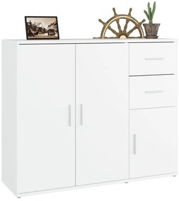 Aparador 91x29,5x75 cm derivados de madeira branco