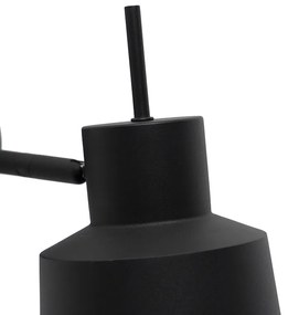 Candeeiro de parede retro preto - Chappie