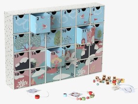Calendário do Advento com brinquedos, em madeira FSC® cru