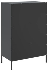 Móvel alto 68x39x101,5 cm aço preto