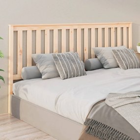 vidaXL Cabeceira de cama 206x6x101 cm pinho maciço