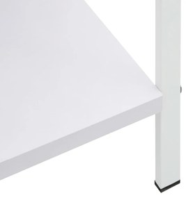 Estante com 5 prateleiras derivados de madeira branco