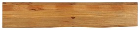 vidaXL Tampo de mesa c/ borda viva 140x20x2,5 cm mangueira maciça