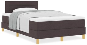 Cama Box Spring com Colchão Castanha 120x200 cm Tecido