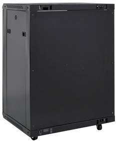 Armário bastidor 15U 19" IP20 60x45x86 cm preto