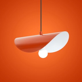 Candeeiro de Teto Eger – Laranja – 30 x 20 x 10 cm