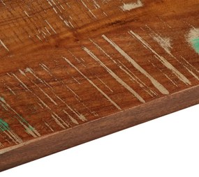Tampo de mesa quadrado 60x60x1,5 cm madeira recuperada maciça