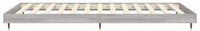 Estrutura cama 90x190 cm derivados de madeira cinzento sonoma