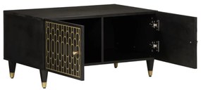 Mesa de centro 80x50x40 cm madeira de mangueira maciça