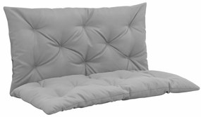 vidaXL Almofadão para cadeira de baloiço 100 cm cinzento