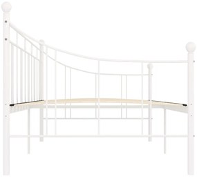 Estrutura sofá-cama 90x200 cm metal branco