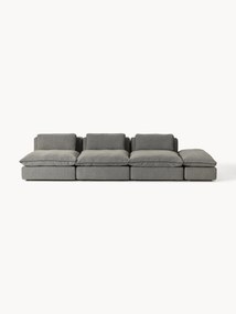 Sofá modular XL com pufe Felix