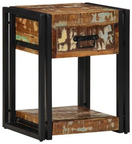 Cabeceira de cama vidaXL 40x35x50 cm Madeira recuperada