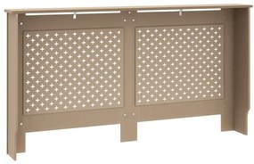 Cobertura de radiador 152x19x81,5 cm MDF