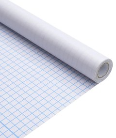Película para janela fosca 90x2000 cm PVC branco