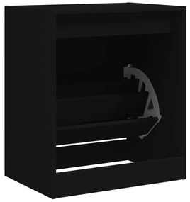 Sapateira 60x42x69 cm derivados de madeira preto