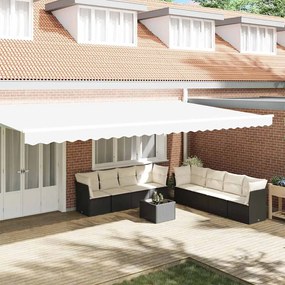 vidaXL Valance para Toldos de 6m Branca 5.8x0.2m