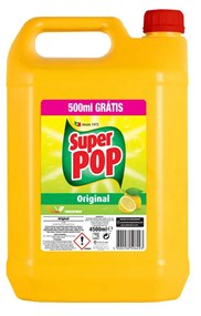 Detergente Loiça Manual Super Pop Limão 4000ml+500ml