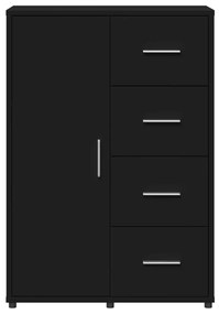 Aparadores 2 pcs 60x31x84 cm derivados de madeira preto