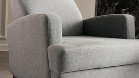 Cadeirão Kana – Cinzento Claro – 76 cm x 91 cm x 87 cm