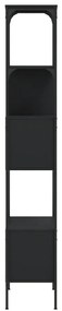 Estante c/ 5 prateleiras 76x33x188,5 cm derivados madeira preto