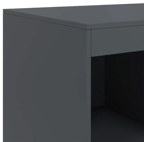 Aparador alto 67x39x95 cm aço antracite