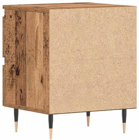 Criado-mudo vidaXL Madeira Velha 40x35x50 cm Madeira de Engenharia