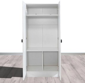 Guarda-Roupa infantil 2 portas ECO (MUS) BRANCO