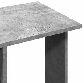 Roupeiro c/ rodas 102x38x110 cm deriv. madeira cinzento cimento