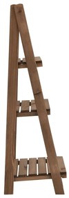 Suporte plantas c/ quadro-negro 3 prateleiras 40x30x90 cm abeto