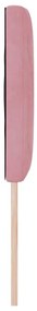 Cabeceira com design de bloco de diamante em rosa, 144cm, veludo