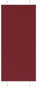 vidaXL Plissado Cego Bordéus Vermelho 85x200 cm Largura Tecido