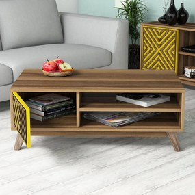 Conjunto de Mobiliário de Sala de Estar Inci – Nogal – TV Unit: 160x56