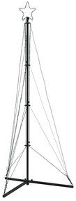 LED Árvore de Natal 363 LEDs Branco Frio 182 cm